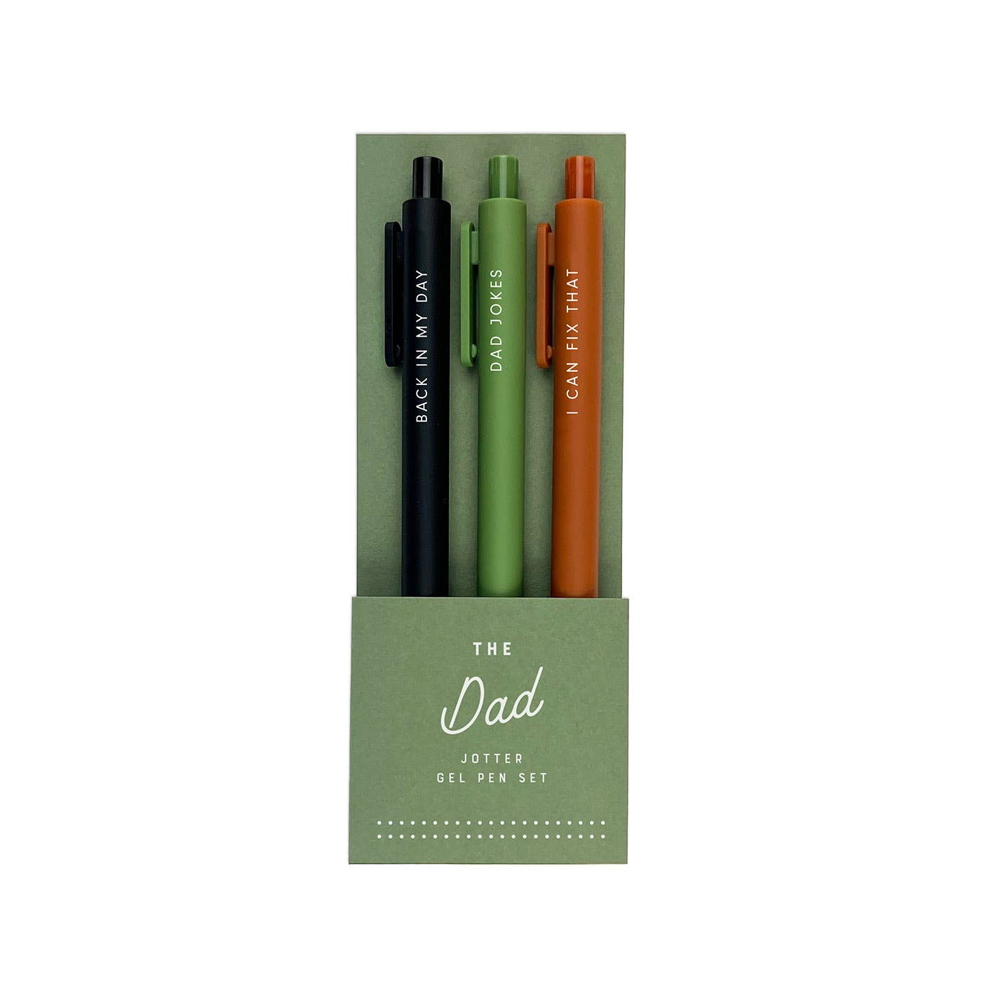Dad Jotter Gel Pen: Set of 3 - Twirls + Twigs