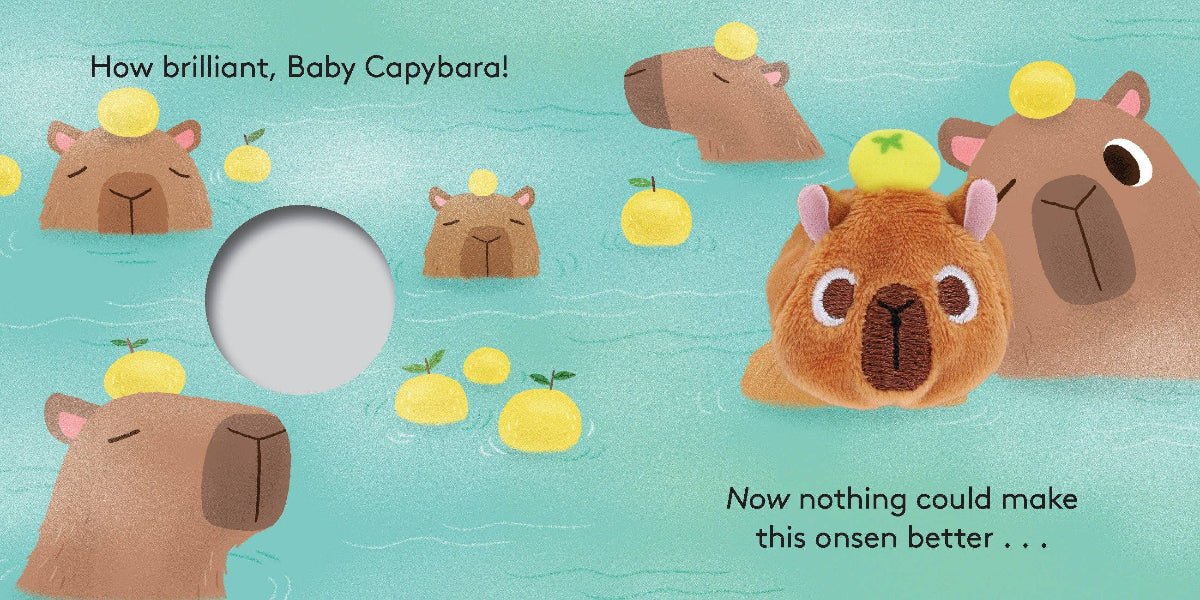 Baby Capybara: Finger Puppet Book - Twirls + Twigs