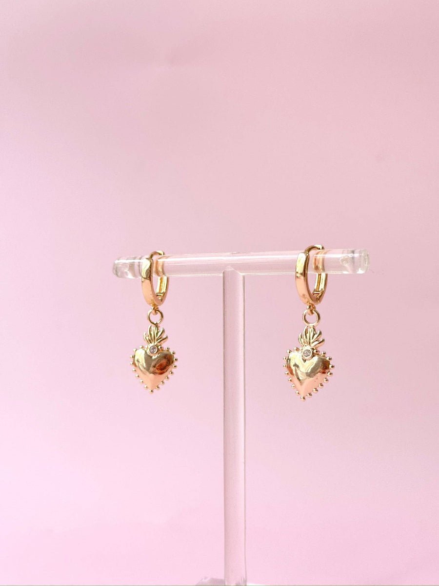 Aphrodite Huggies: Silver - Twirls + Twigs