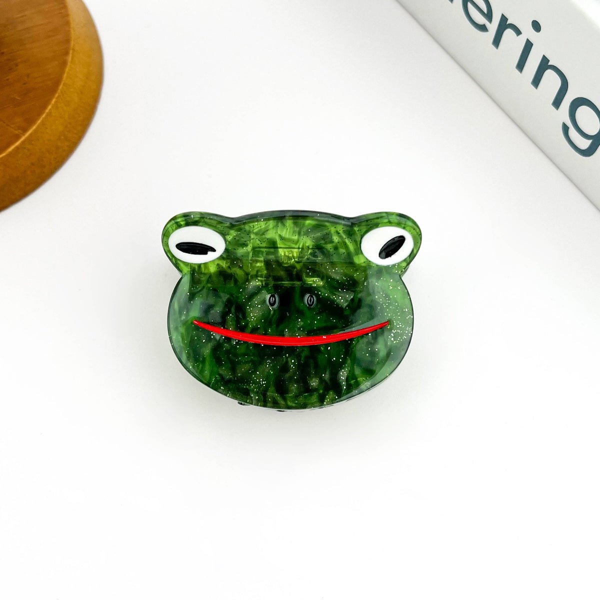 Funny Frog Claw Clip: Acetate - Twirls + Twigs
