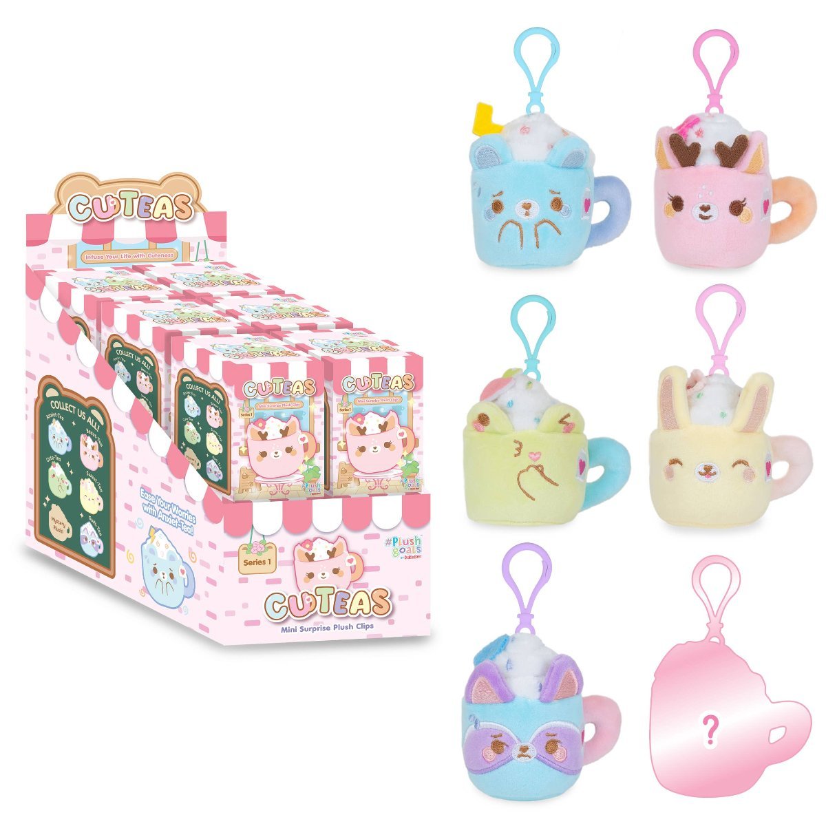 Cuteas - Series 1 Blind Box (Cute Kawaii Animal Tea Clips - Twirls + Twigs