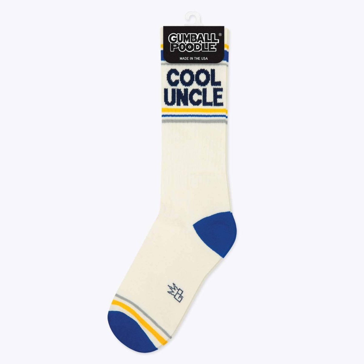 Cool Uncle Gym Crew Socks - Twirls + Twigs
