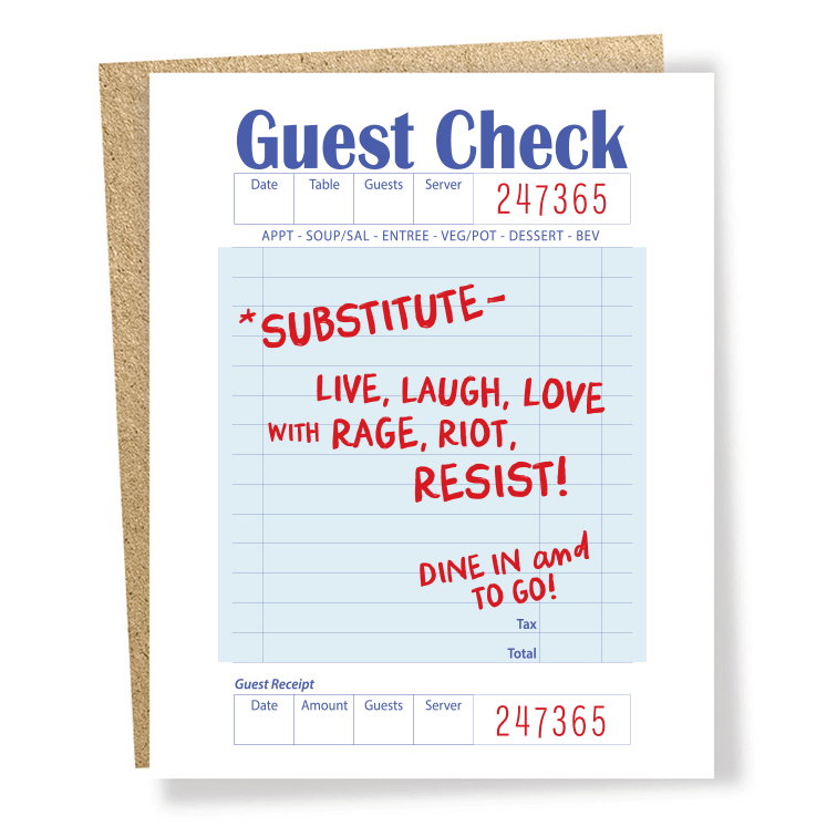 Substitute Card - Twirls + Twigs