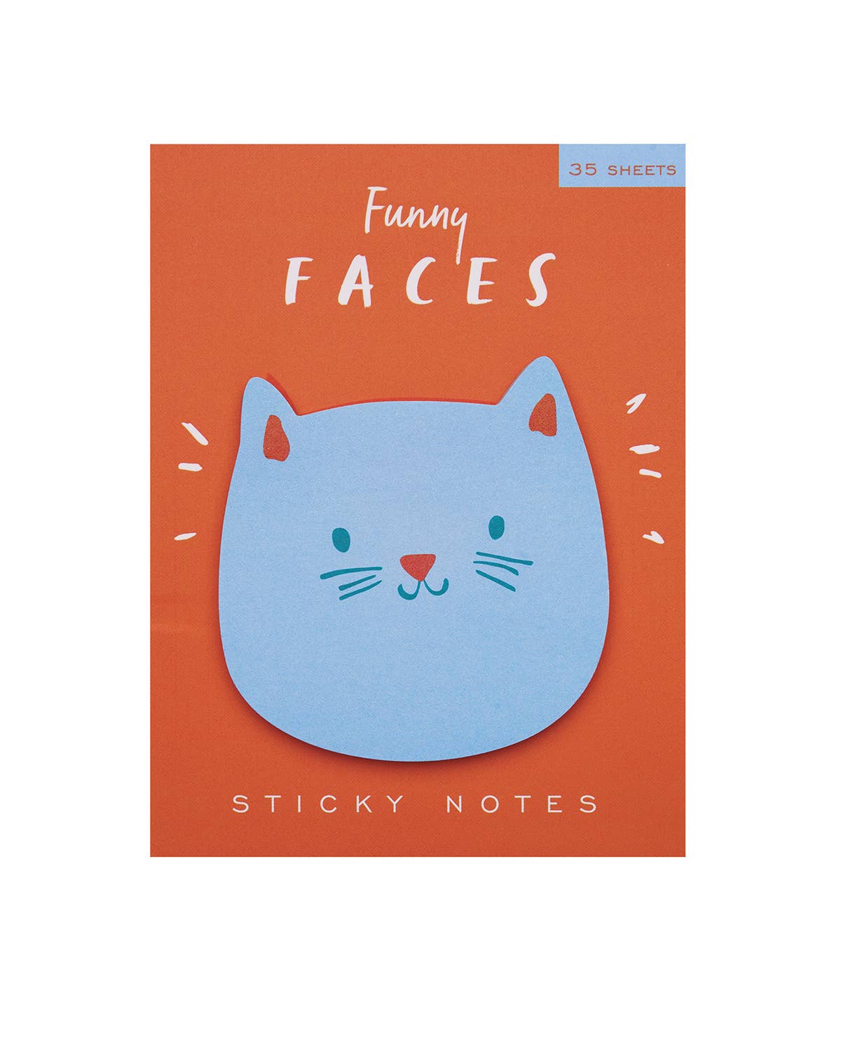 Cat Funny Faces Sticky Notes - Twirls + Twigs