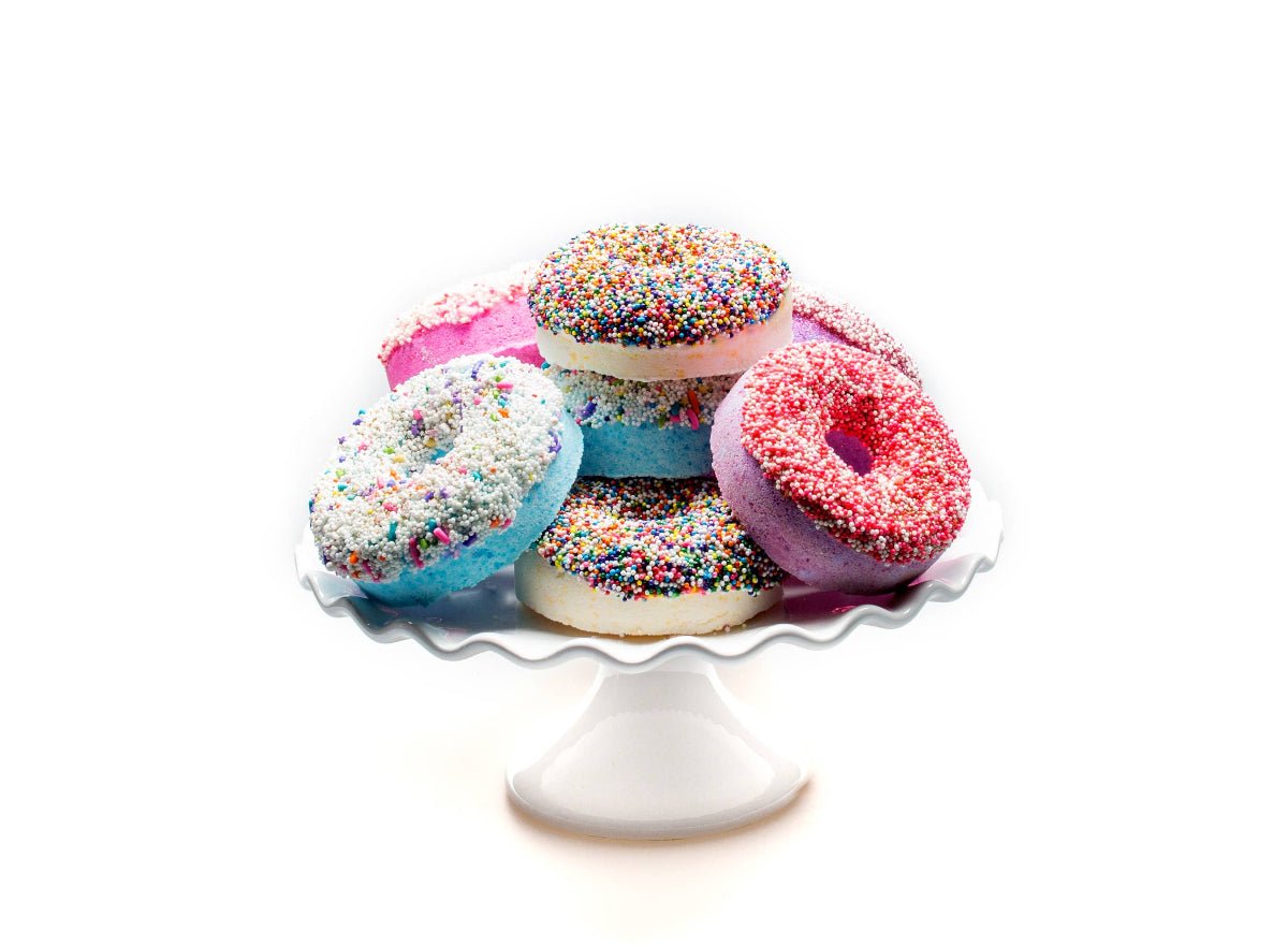 Donut Bath Bomb | Rainbow (Airbrush) - Twirls + Twigs