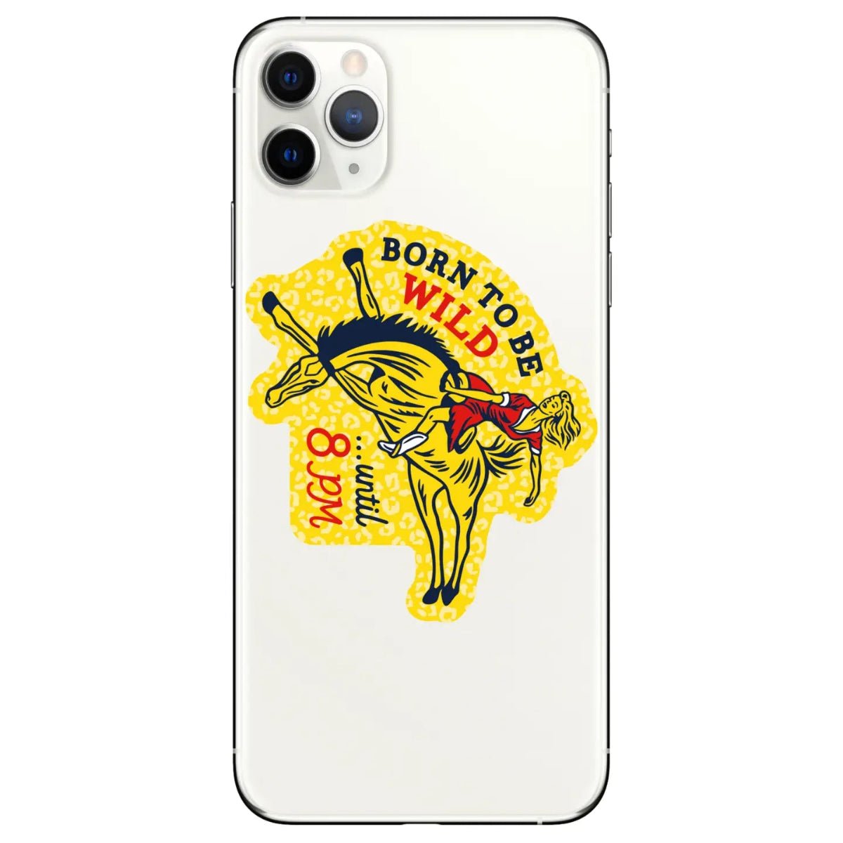 Born To Be Wild Funny High Quality Vinyl Sticker - Twirls + Twigs