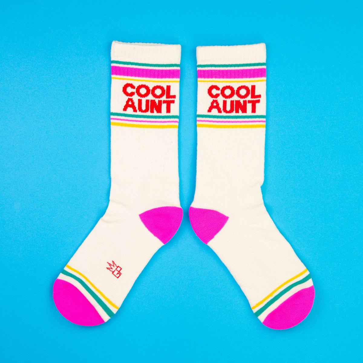 Cool Aunt Gym Crew Socks - Twirls + Twigs
