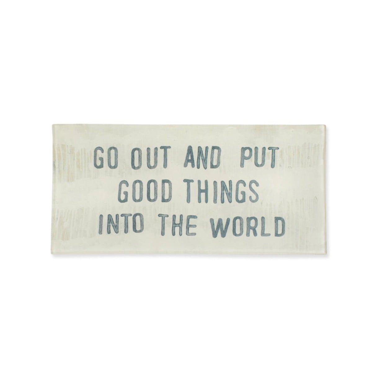 Good Things Rectangle Decoupage Plate - Twirls + Twigs