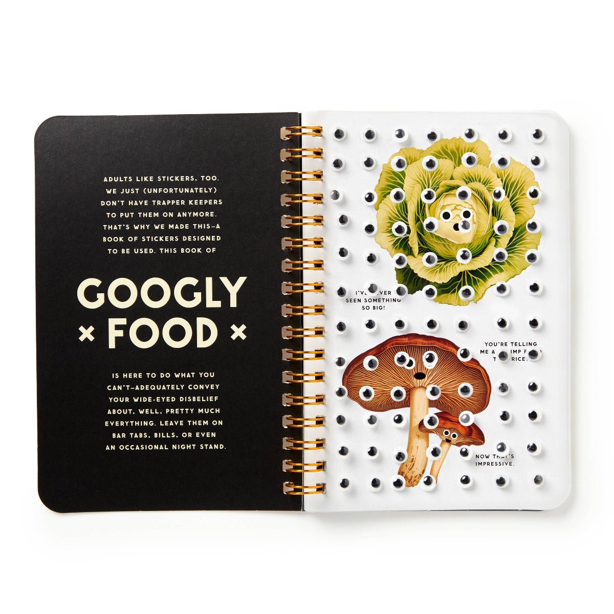 Brass Monkey Googly Food Sticker Book - Twirls + Twigs
