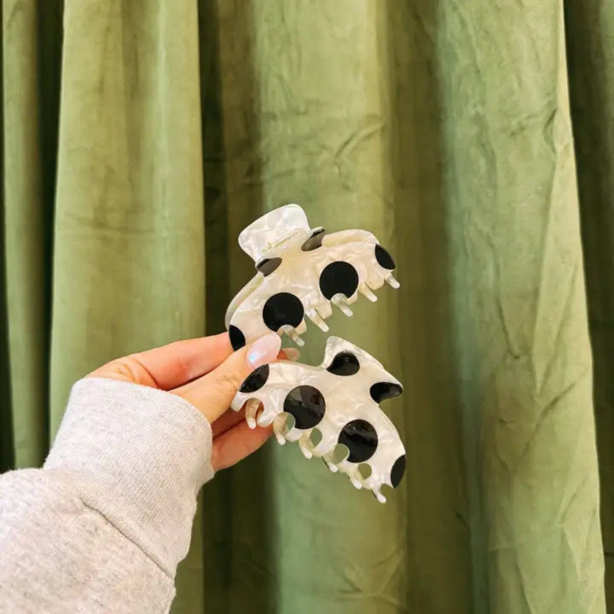 Polka Dot Hair Clip - Twirls + Twigs