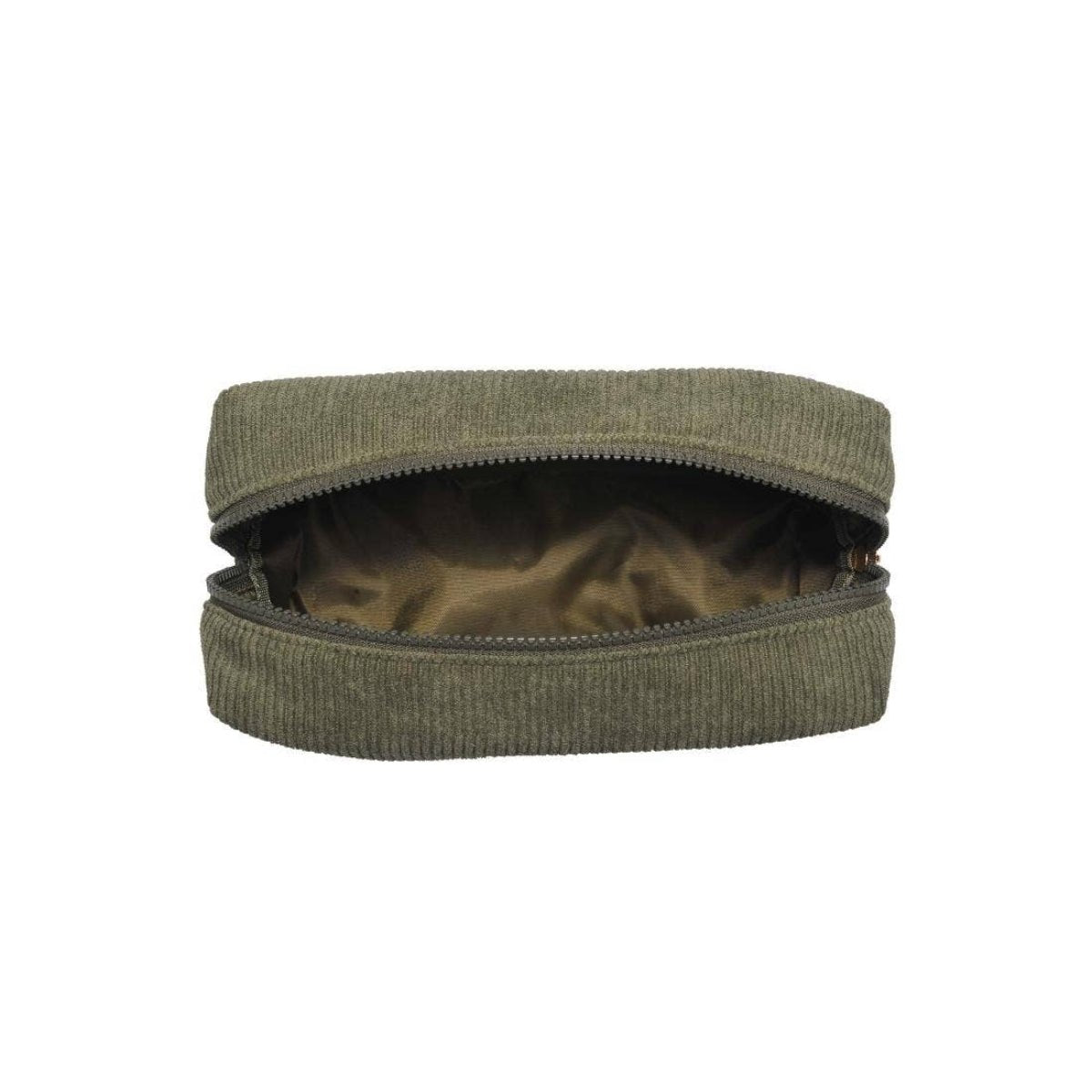 Cordially Yours - Corduroy Cosmetic & Travel Organizer Pouch: Natural - Twirls + Twigs