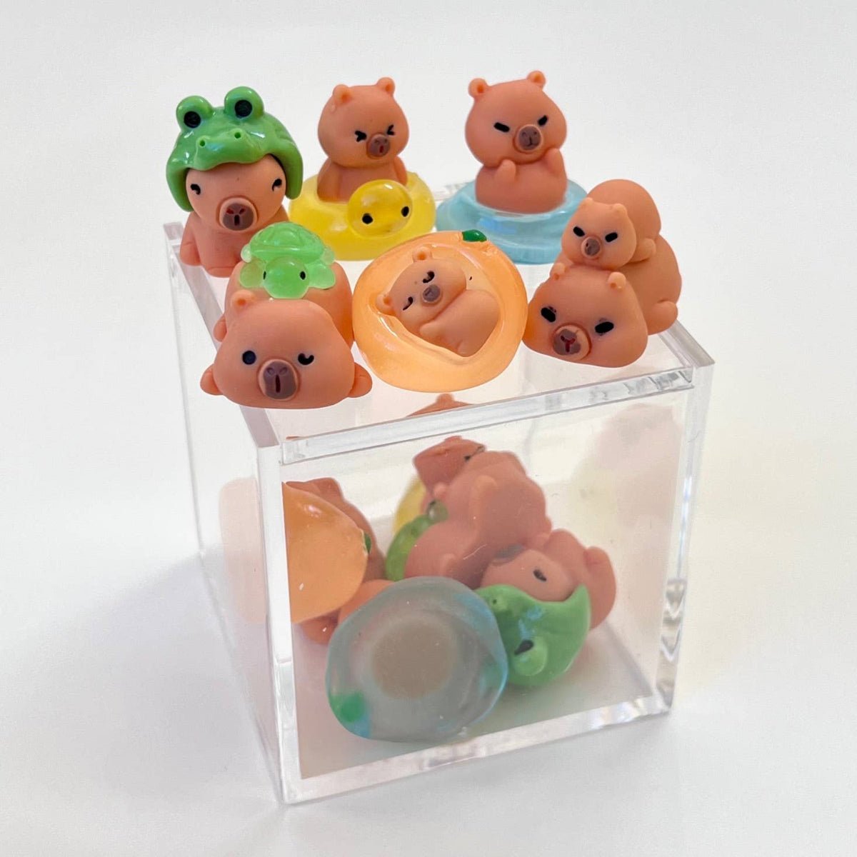 Cute Capybara Miniature Figurines - Twirls + Twigs
