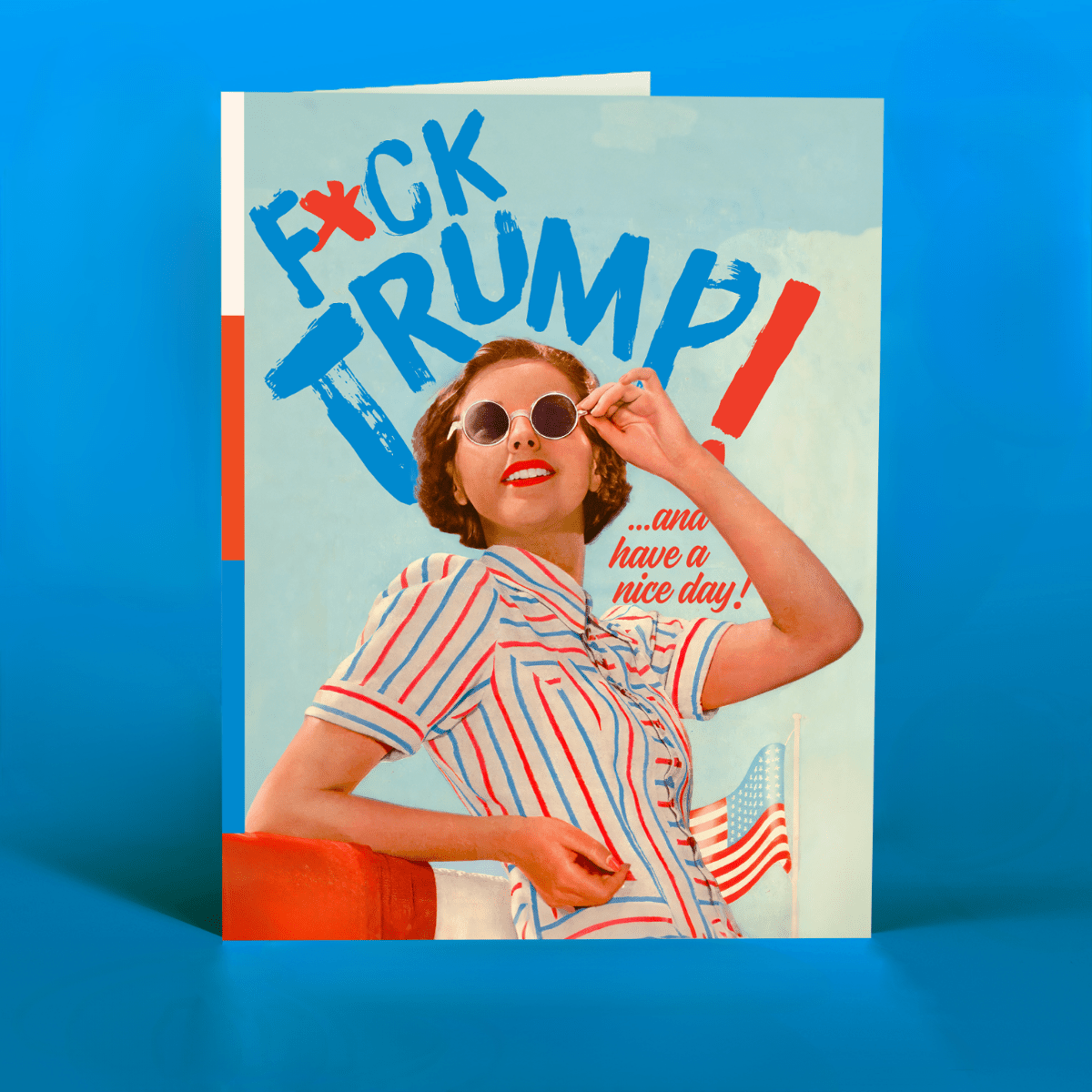 FCK TRUMP! Political Card - Twirls + Twigs