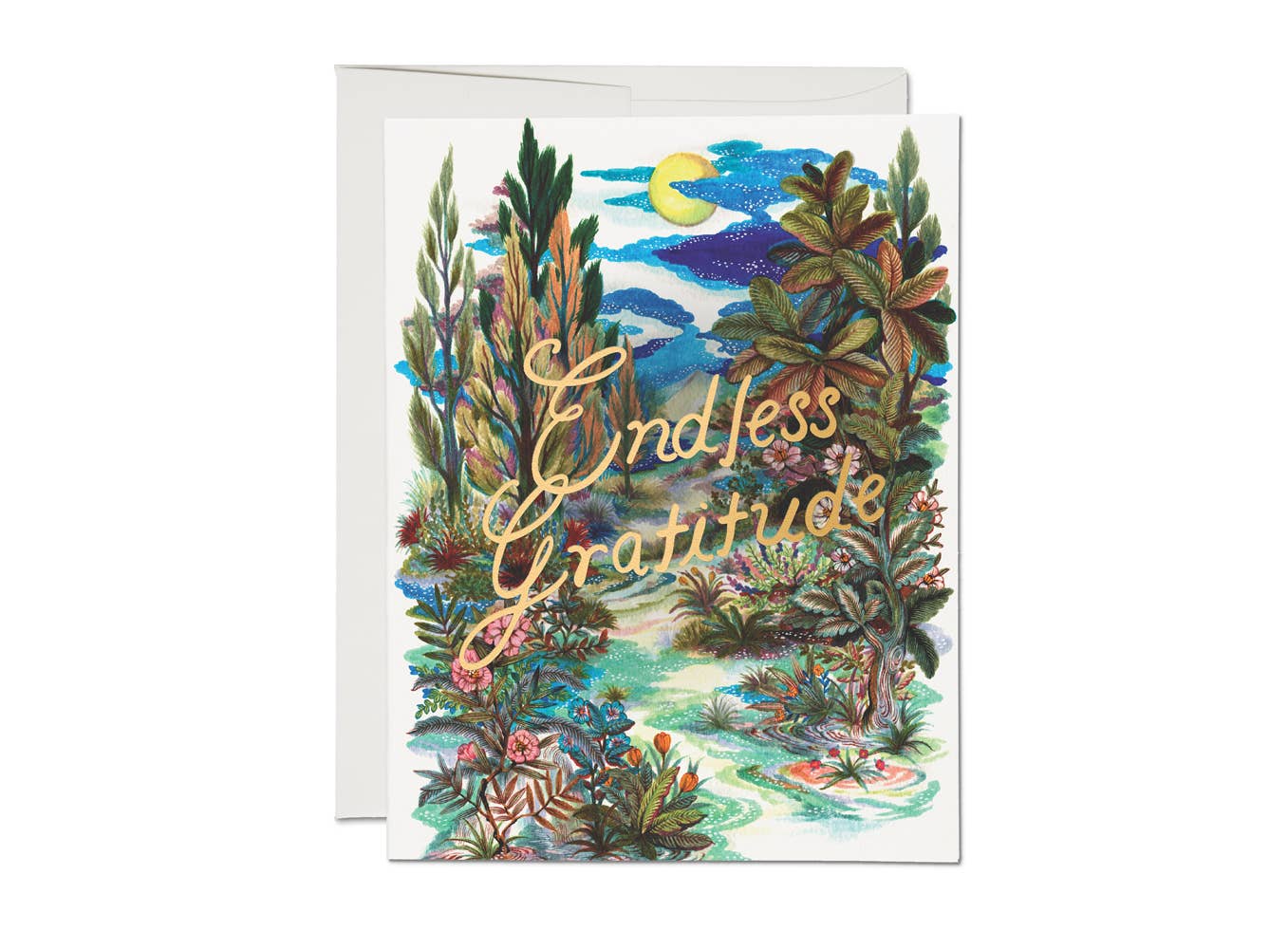 Endless Gratitude Thank You Greeting Card - Twirls + Twigs