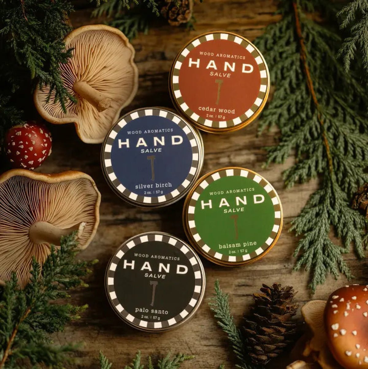 Wood Aromatics Cedar Wood Hand Salve - Twirls + Twigs