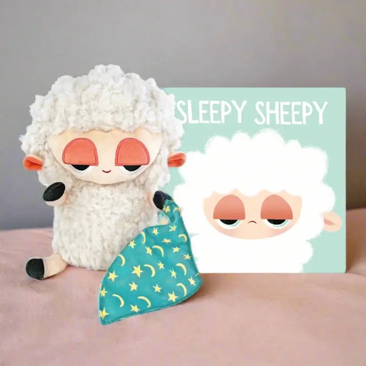 Sleepy Sheepy Plush with Book - Twirls + Twigs