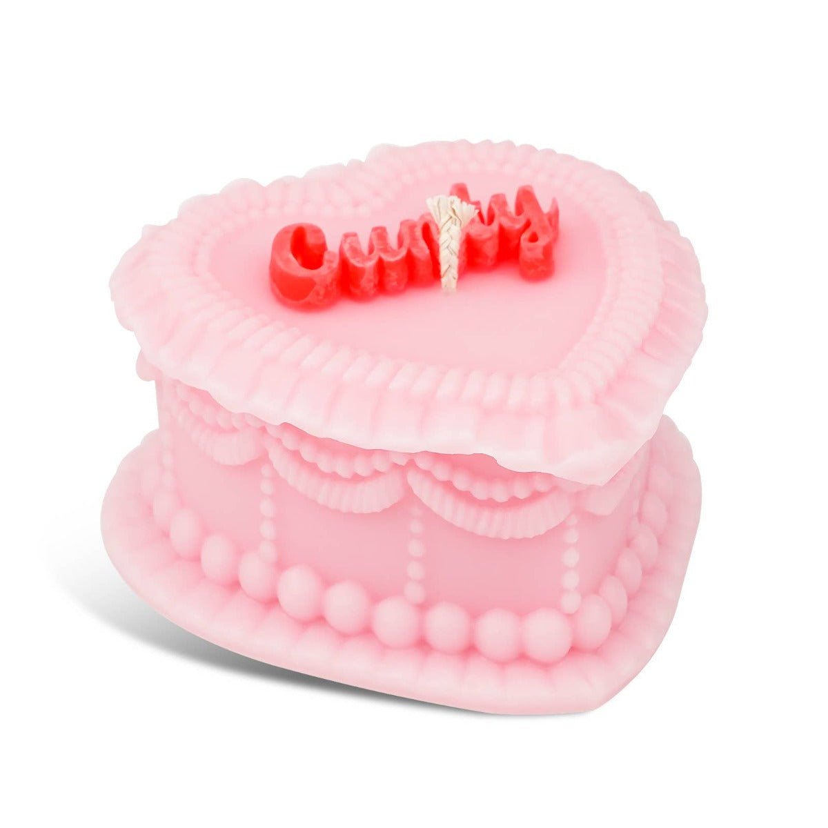 Cunty Heart Candle - Twirls + Twigs