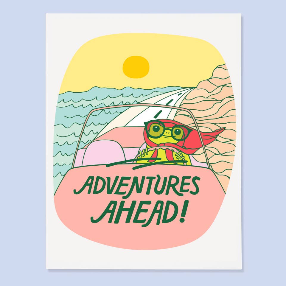 Adventures Ahead Card - Twirls + Twigs