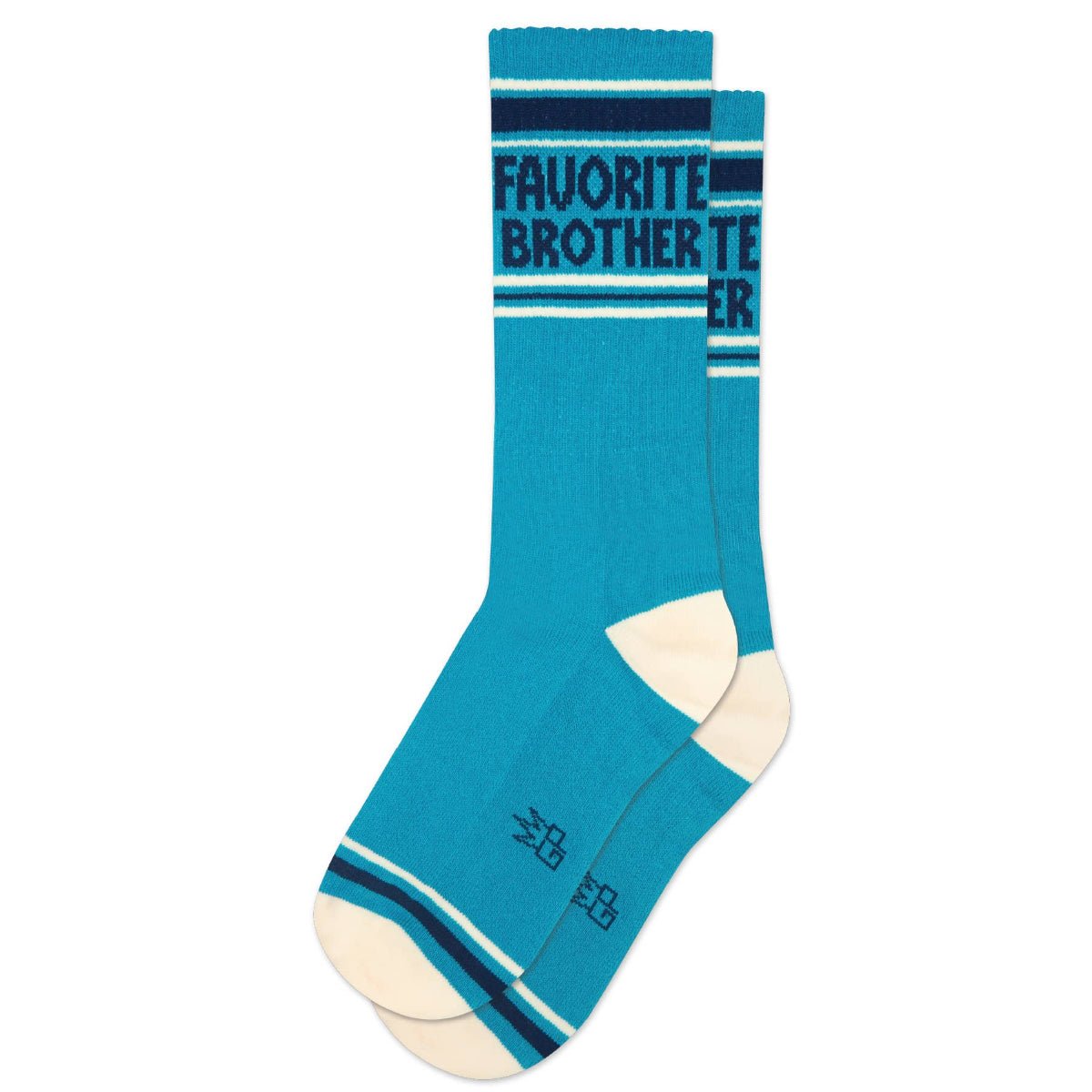 Favorite Brother Gym Crew Socks - Twirls + Twigs