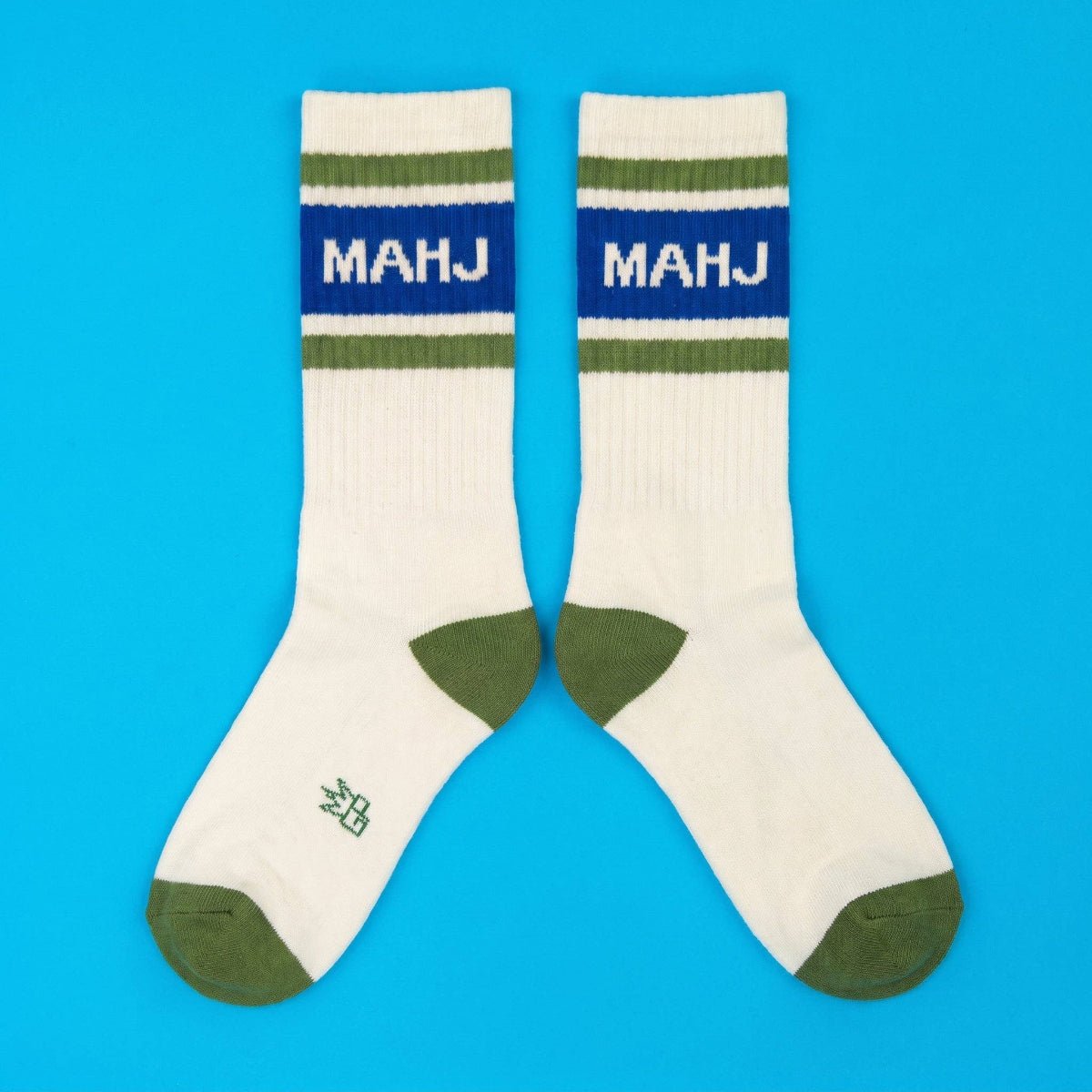 Mahj Gym Crew Socks - Twirls + Twigs