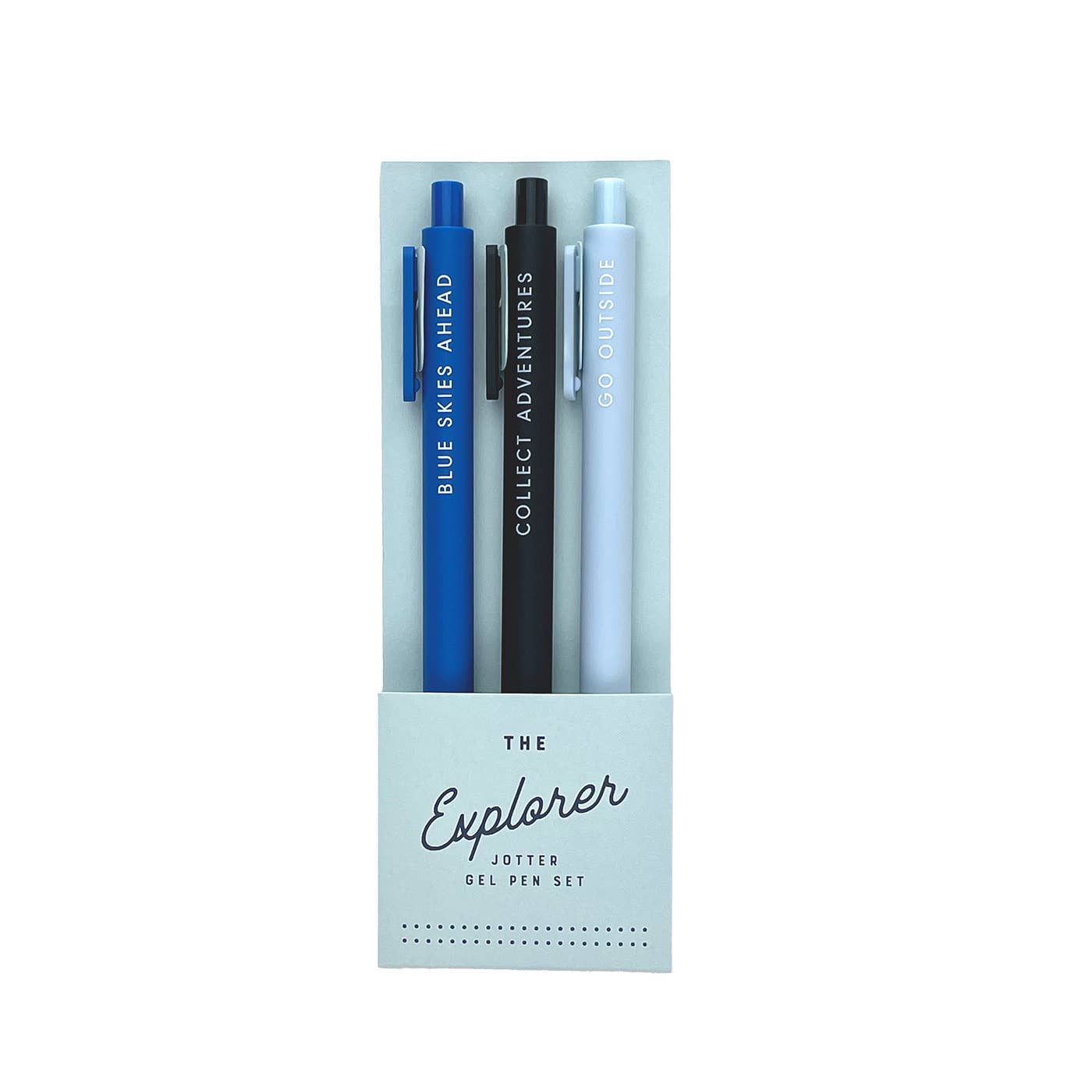 Explorer Jotter Gel Pen: Set of 3 - Twirls + Twigs