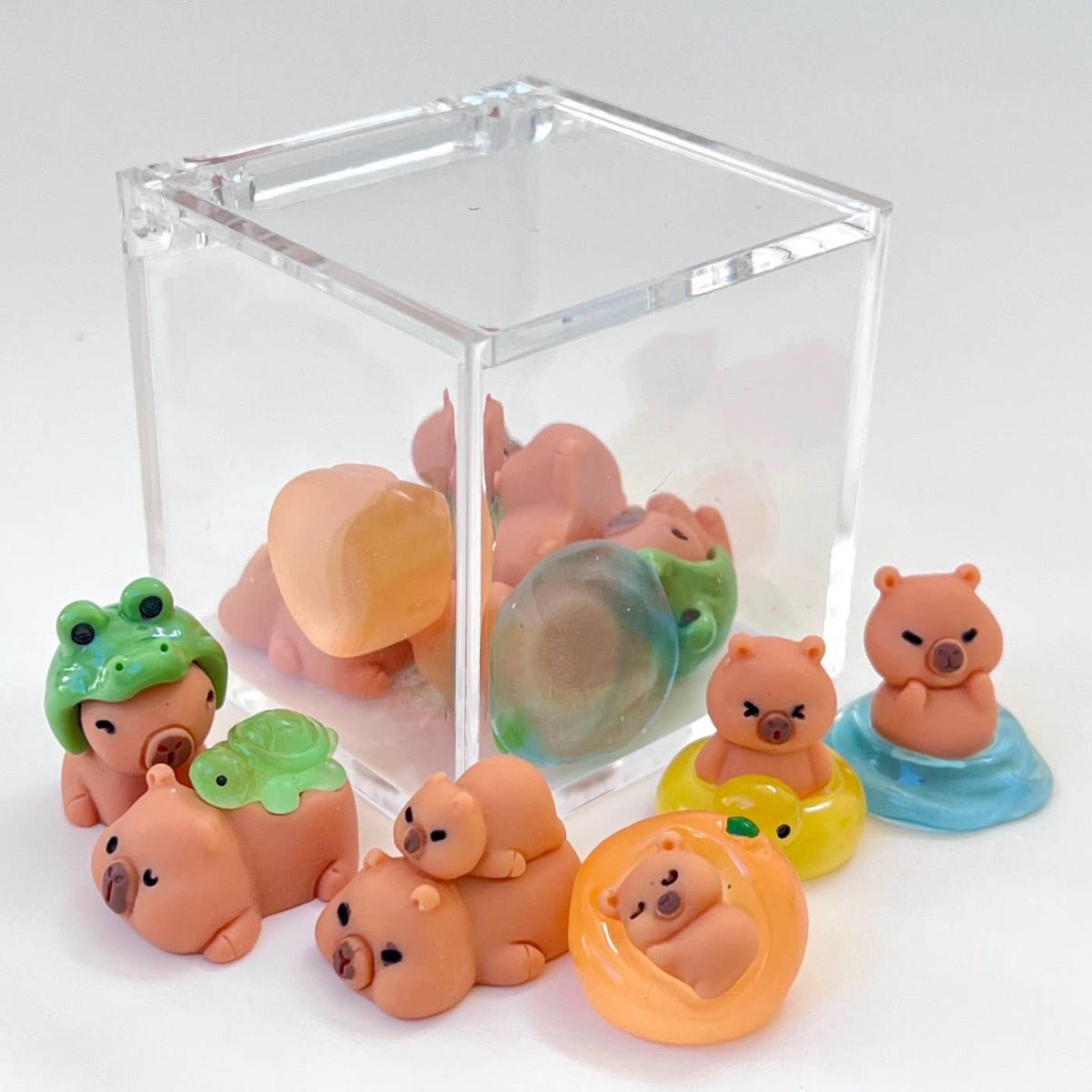 Cute Capybara Miniature Figurines - Twirls + Twigs