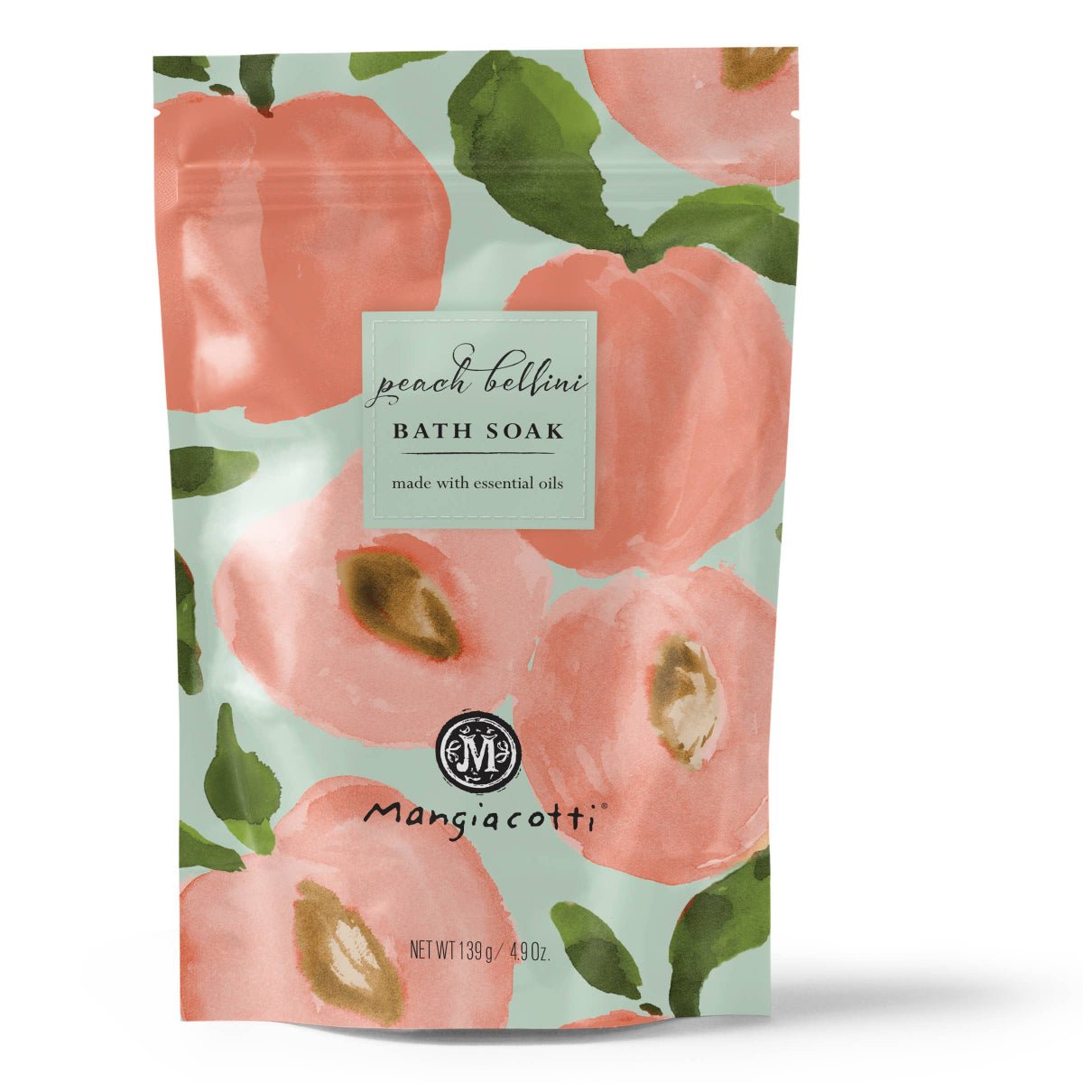 Mangiacotti Peach Bellini Bath Soak 4.9 Oz - Twirls + Twigs
