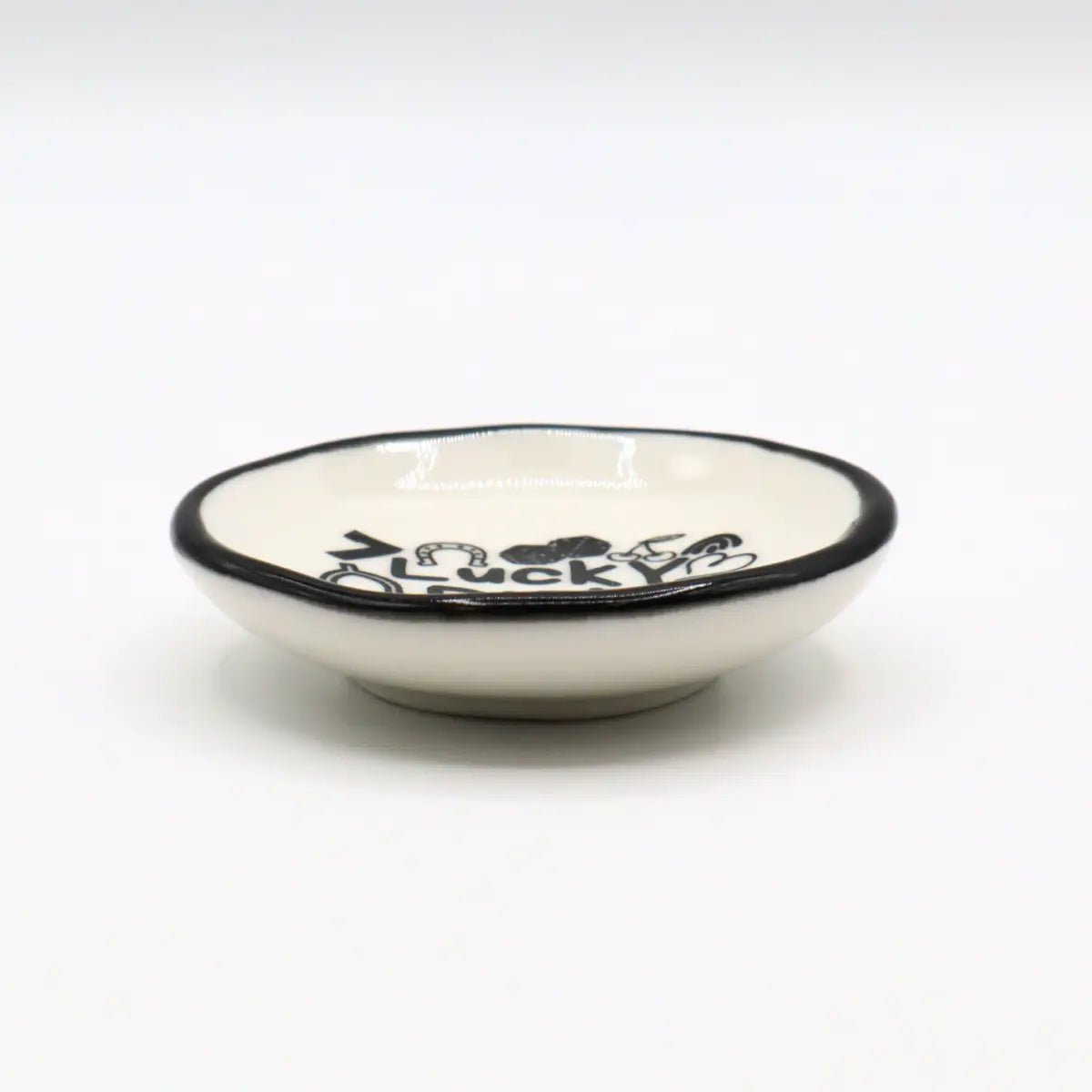 Ring Dish Lucky w/ Symbols - Twirls + Twigs