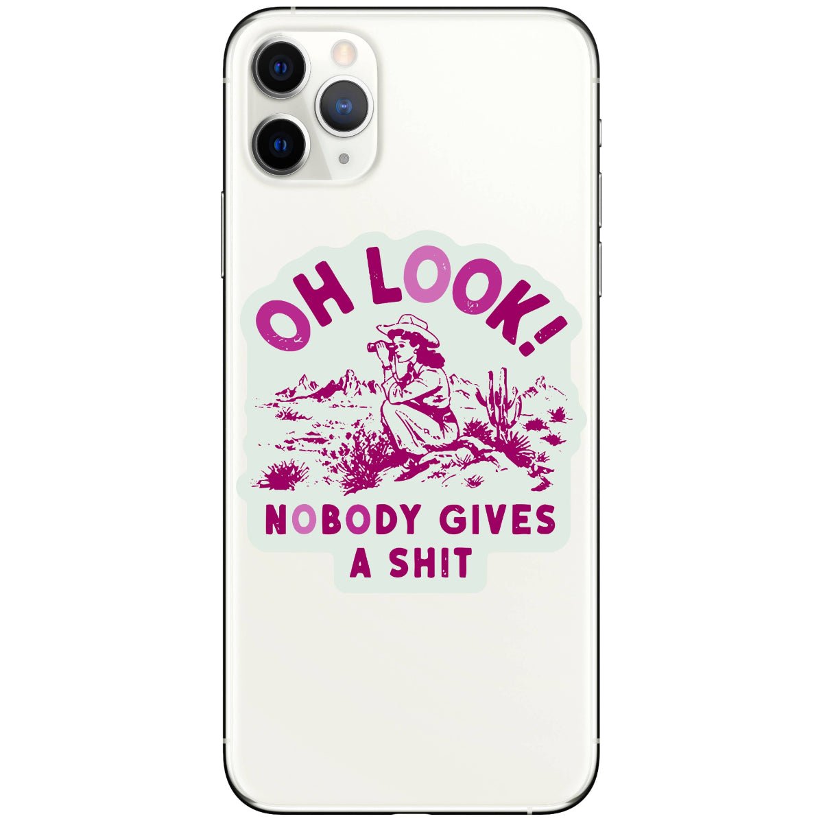 Funny Swear Cowgirl Nature Shit Vinyl Sticker - Twirls + Twigs