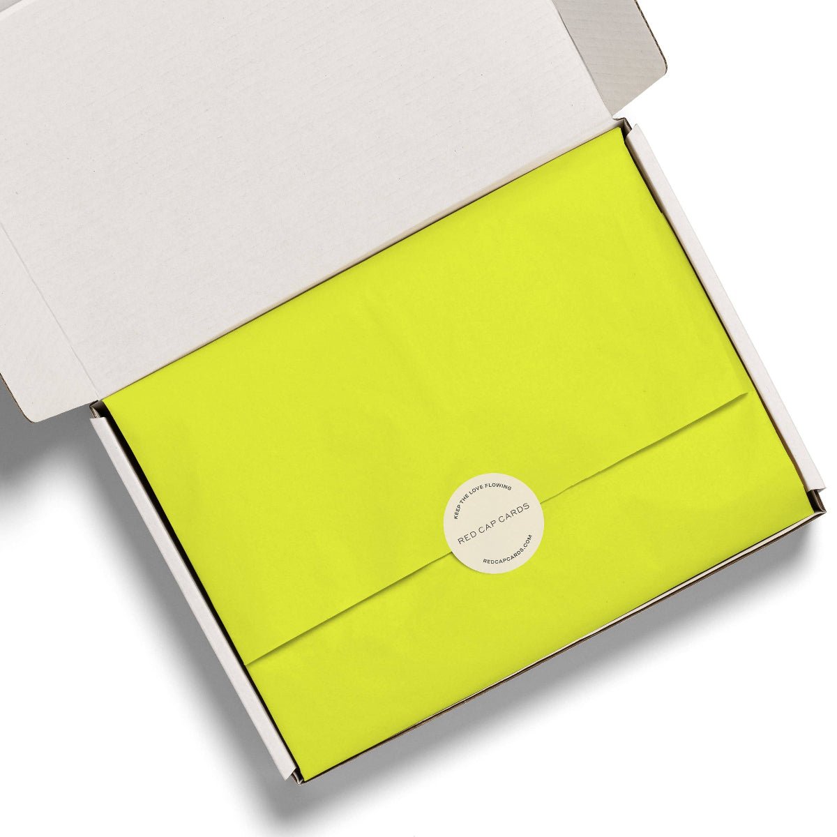 Neon Yellow Tissue Paper: 8 Sheets - Twirls + Twigs