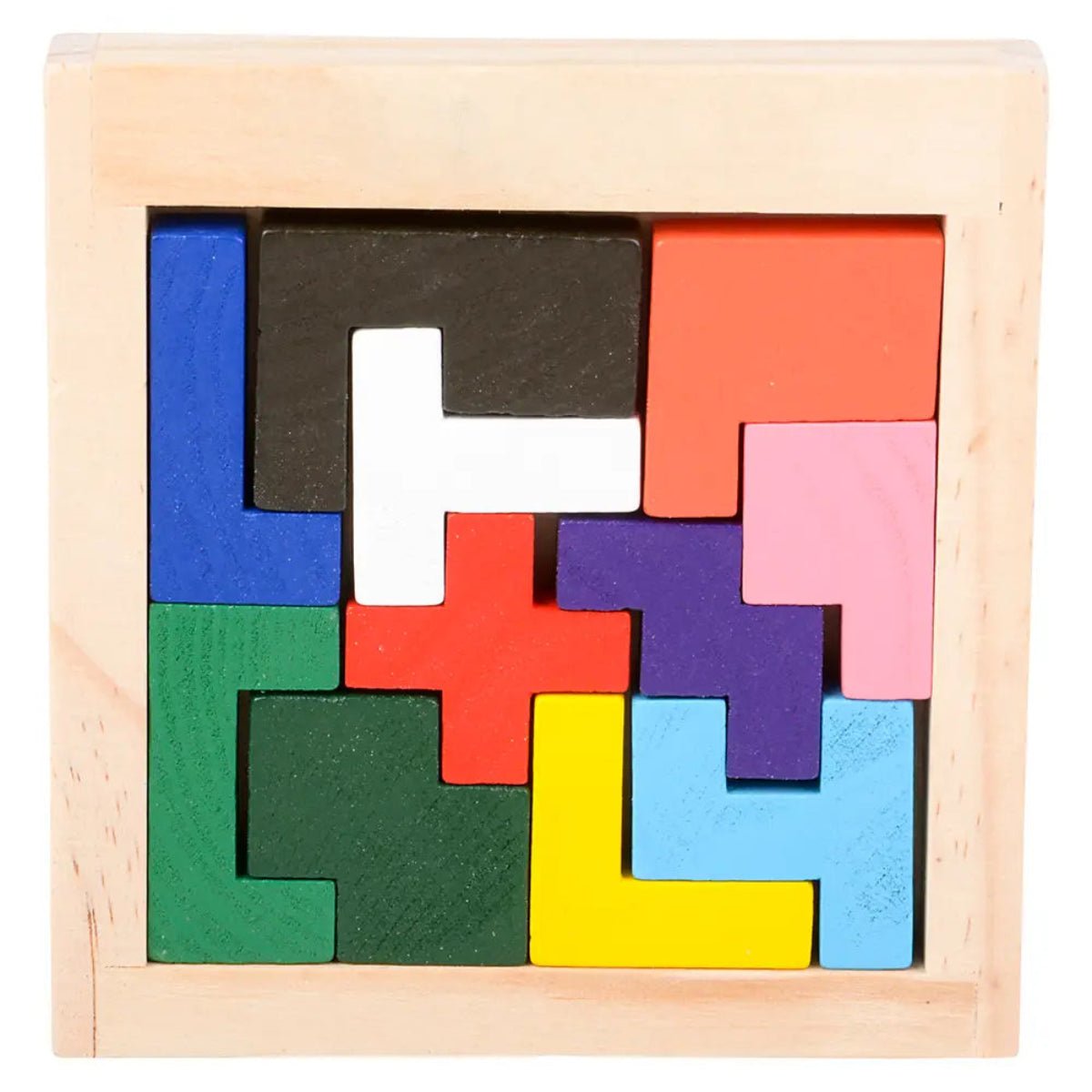 (T) 4" Wooden Tangram Puzzles - Twirls + Twigs