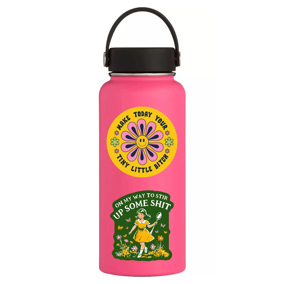 Funny Swear Flower Nature Shit Vinyl Sticker - Twirls + Twigs