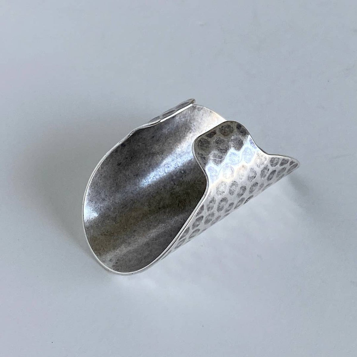 Silver Cigar Band Ring: Carded - Twirls + Twigs