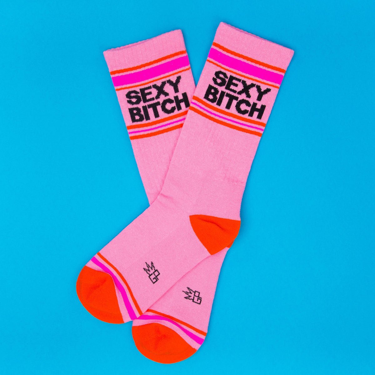 Sexy Bitch Gym Crew Socks - Twirls + Twigs