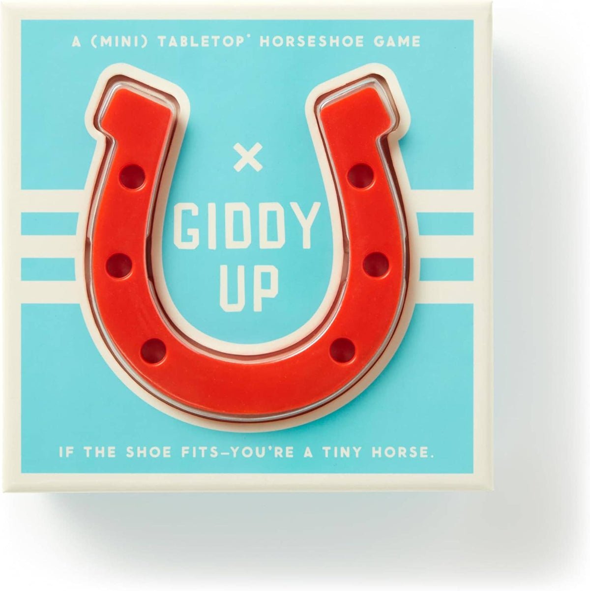 Brass Monkey Giddy Up Tabletop Horseshoes Game - Twirls + Twigs