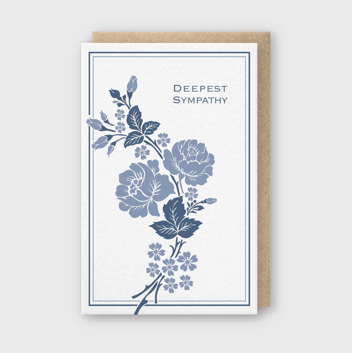 Deepest Sympathy Greeting Card - Twirls + Twigs