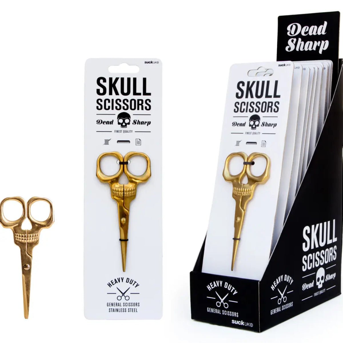Skull Scissors - Twirls + Twigs
