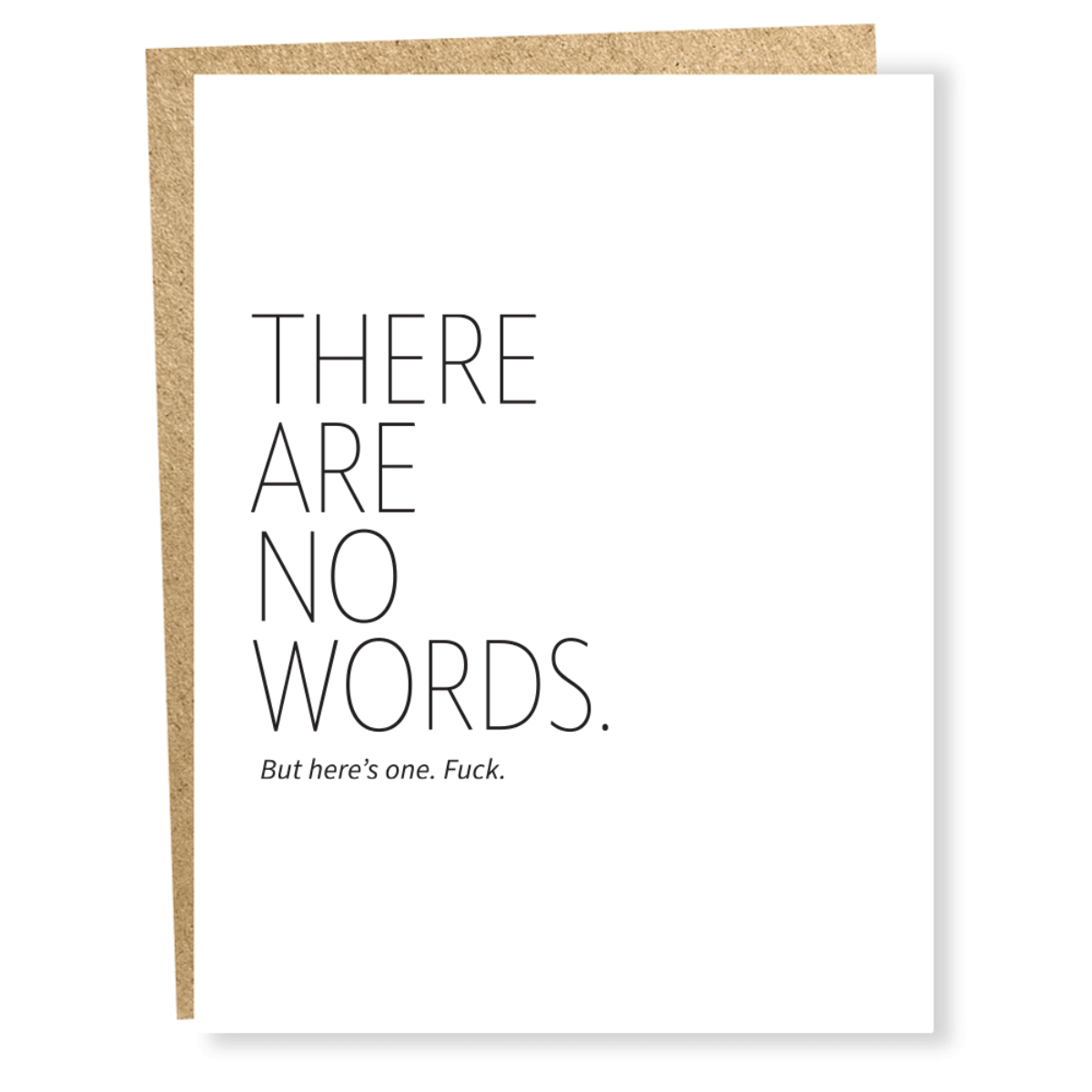 No Words Card - Twirls + Twigs
