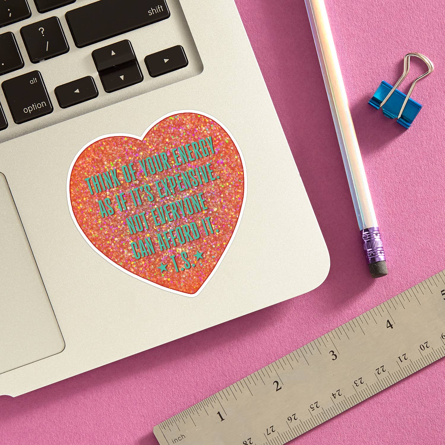 TS Your Energy is Expensive Quote Die Cut Sticker - Twirls + Twigs