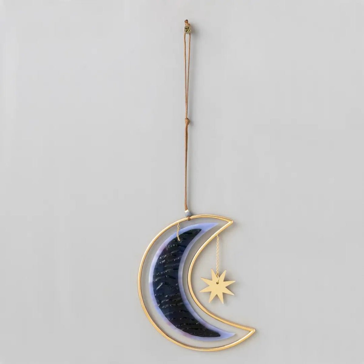 Stained Glass Light Catcher - Moon Star - Twirls + Twigs