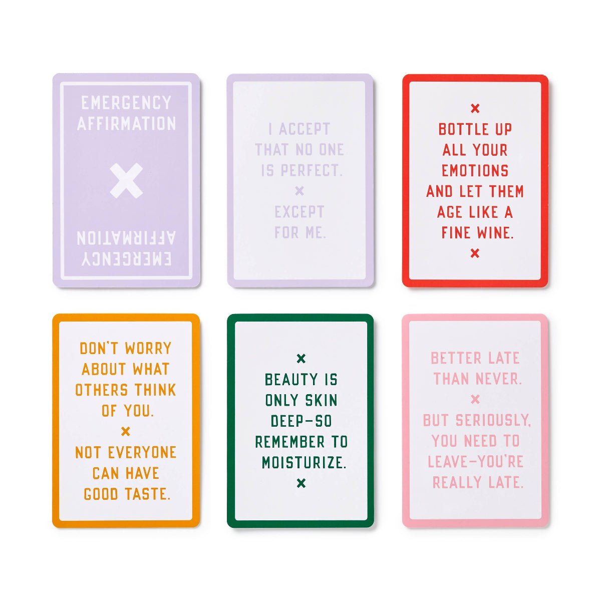 Brass Monkey Emergency Affirmations Exceptionally Stupid Days Card Deck - Twirls + Twigs