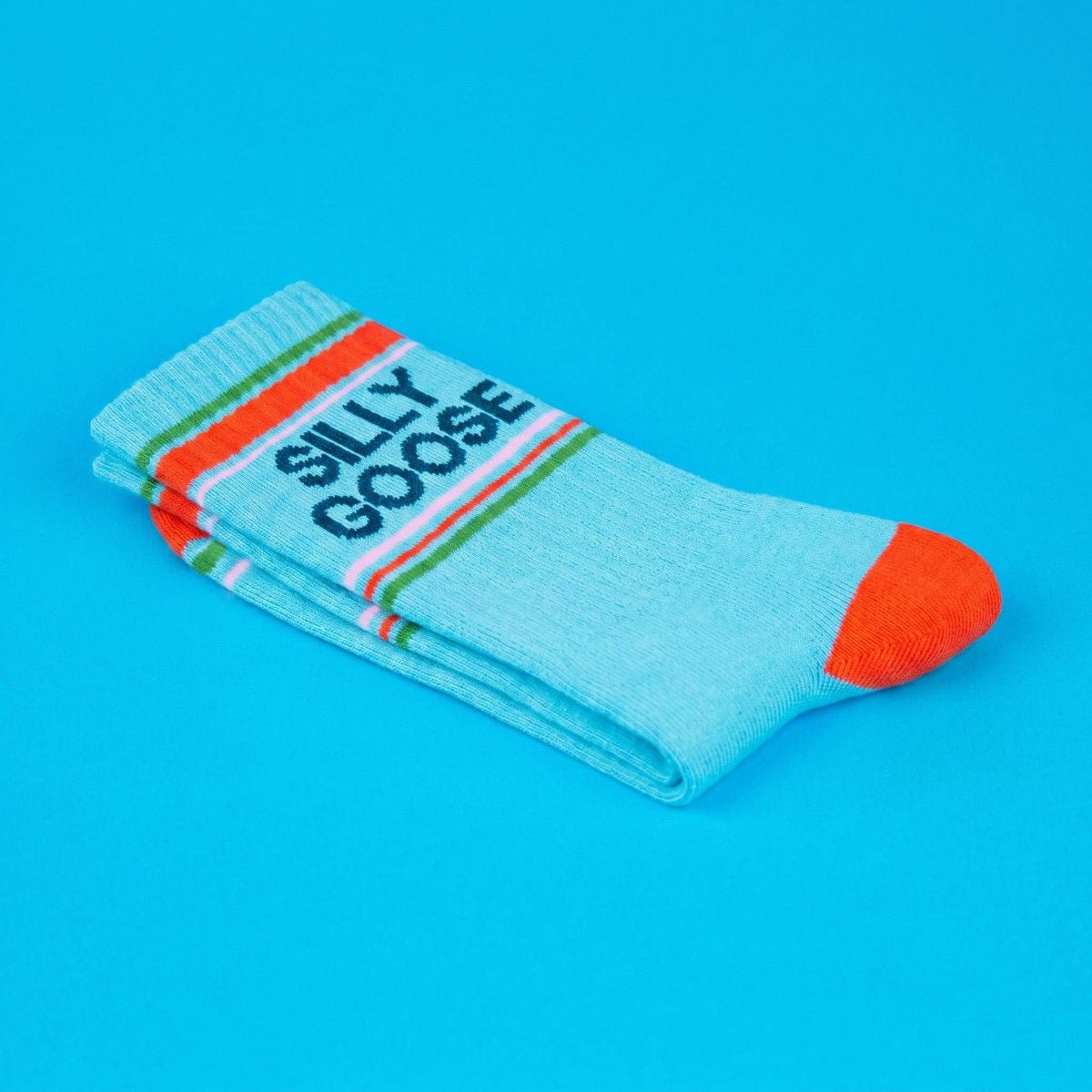 Silly Goose Gym Crew Socks - Twirls + Twigs