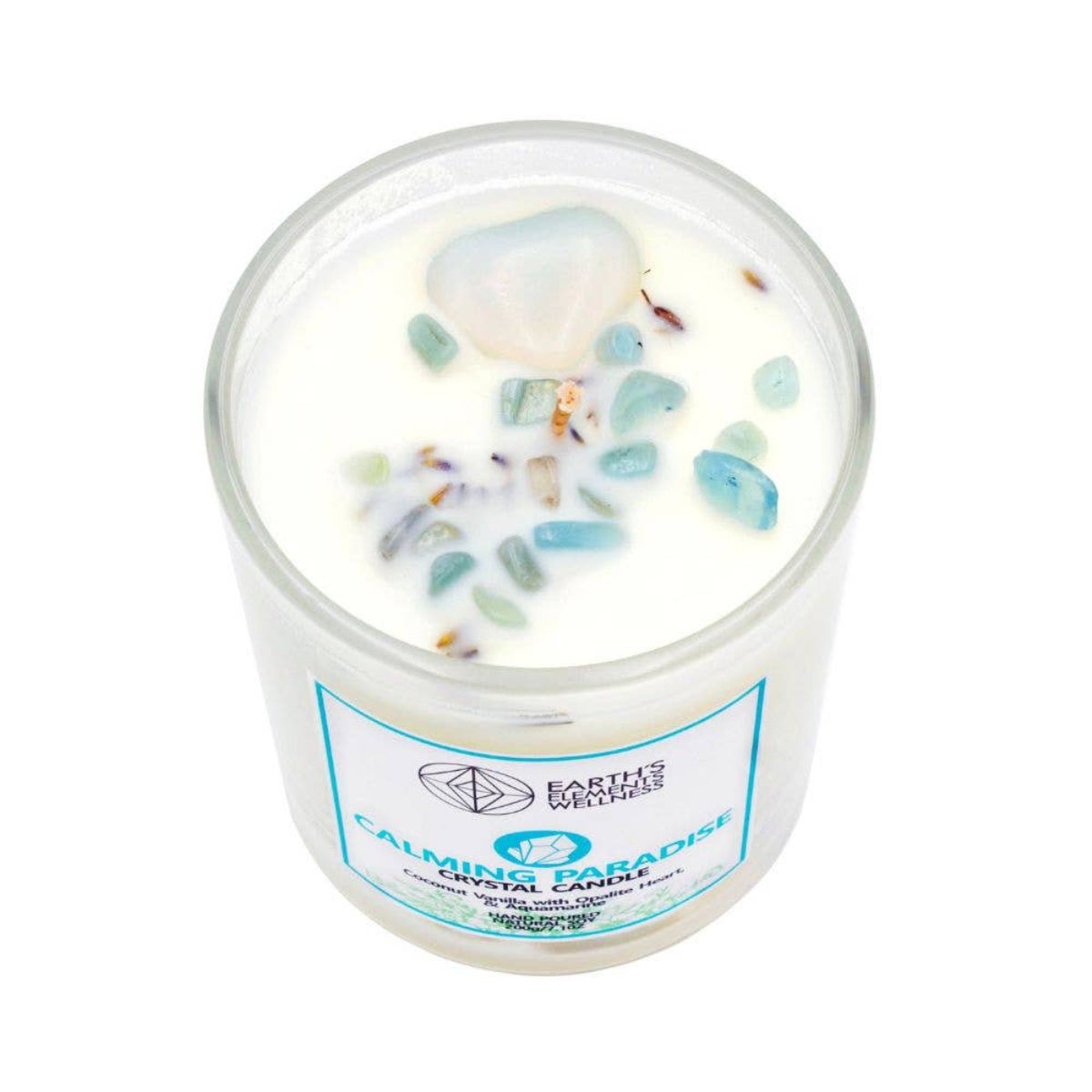 Crystal Candle, Calming Paradise - Twirls + Twigs