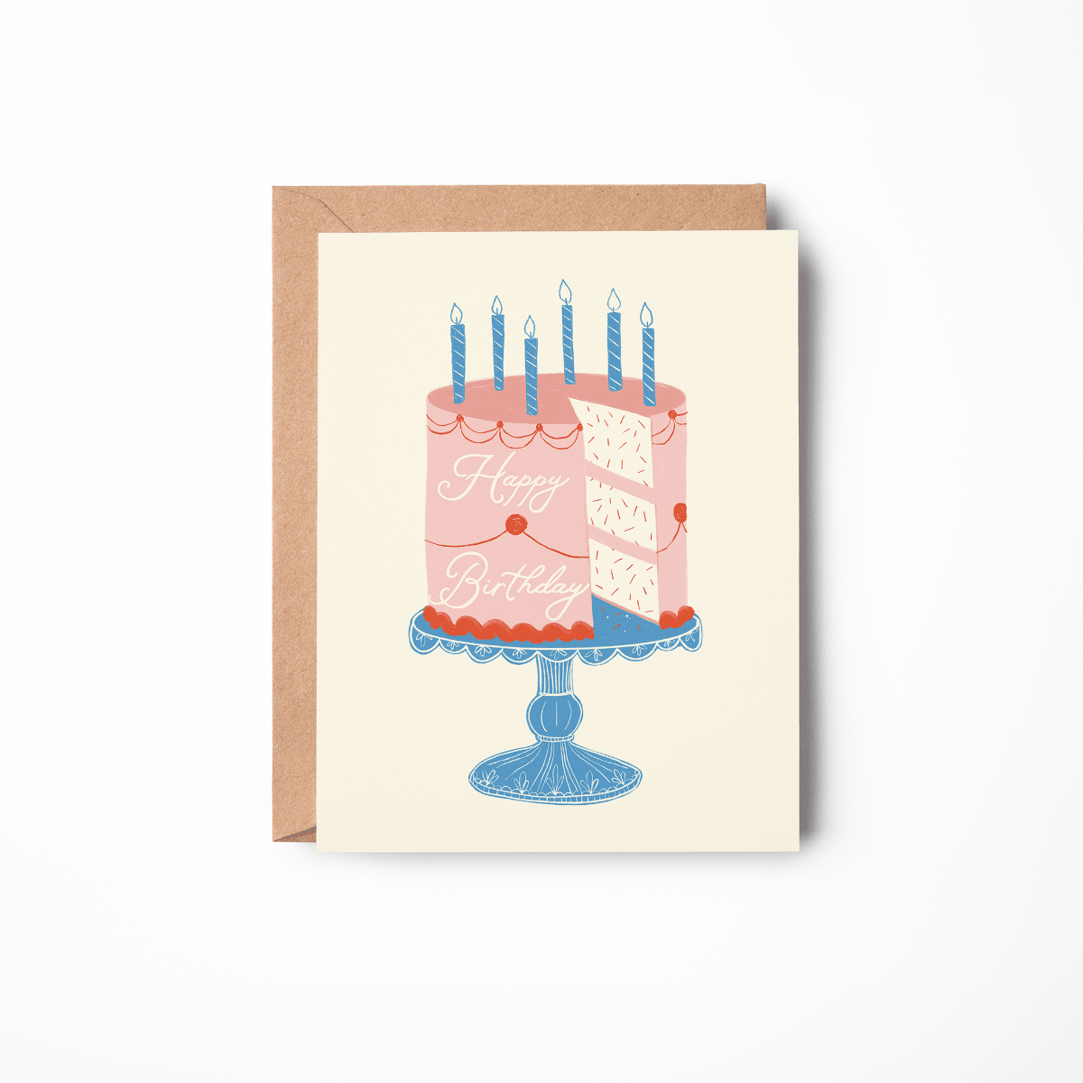 Birthday Cake Card - Twirls + Twigs