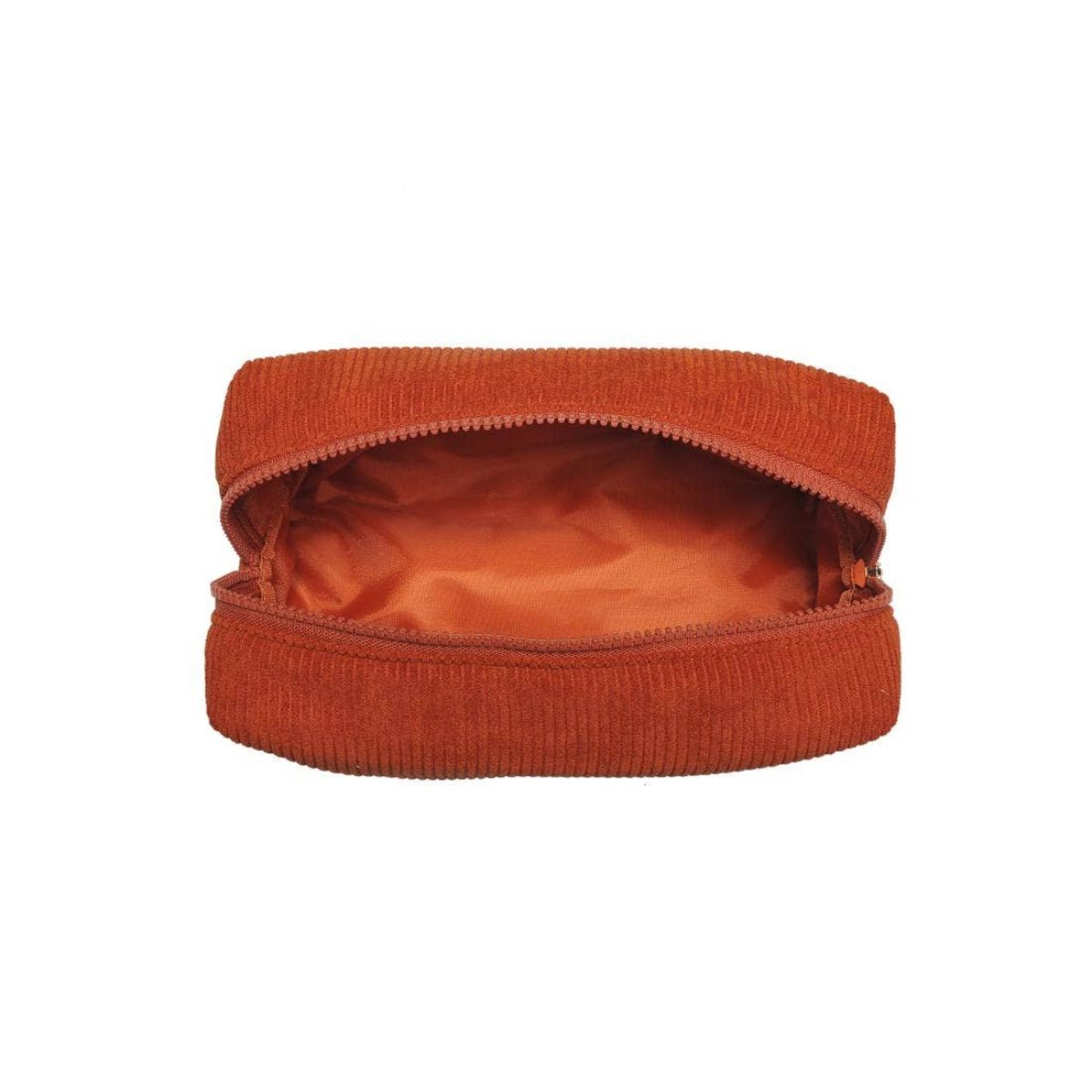 Cordially Yours - Corduroy Cosmetic & Travel Organizer Pouch: Natural - Twirls + Twigs