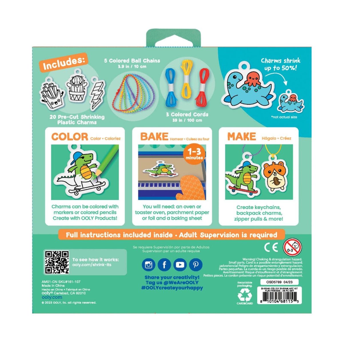 Shrink-Its! D.I.Y. Shrink Art Kit - Twirls + Twigs