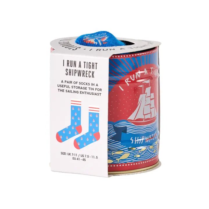 Socks in a Can - Sailing - Twirls + Twigs