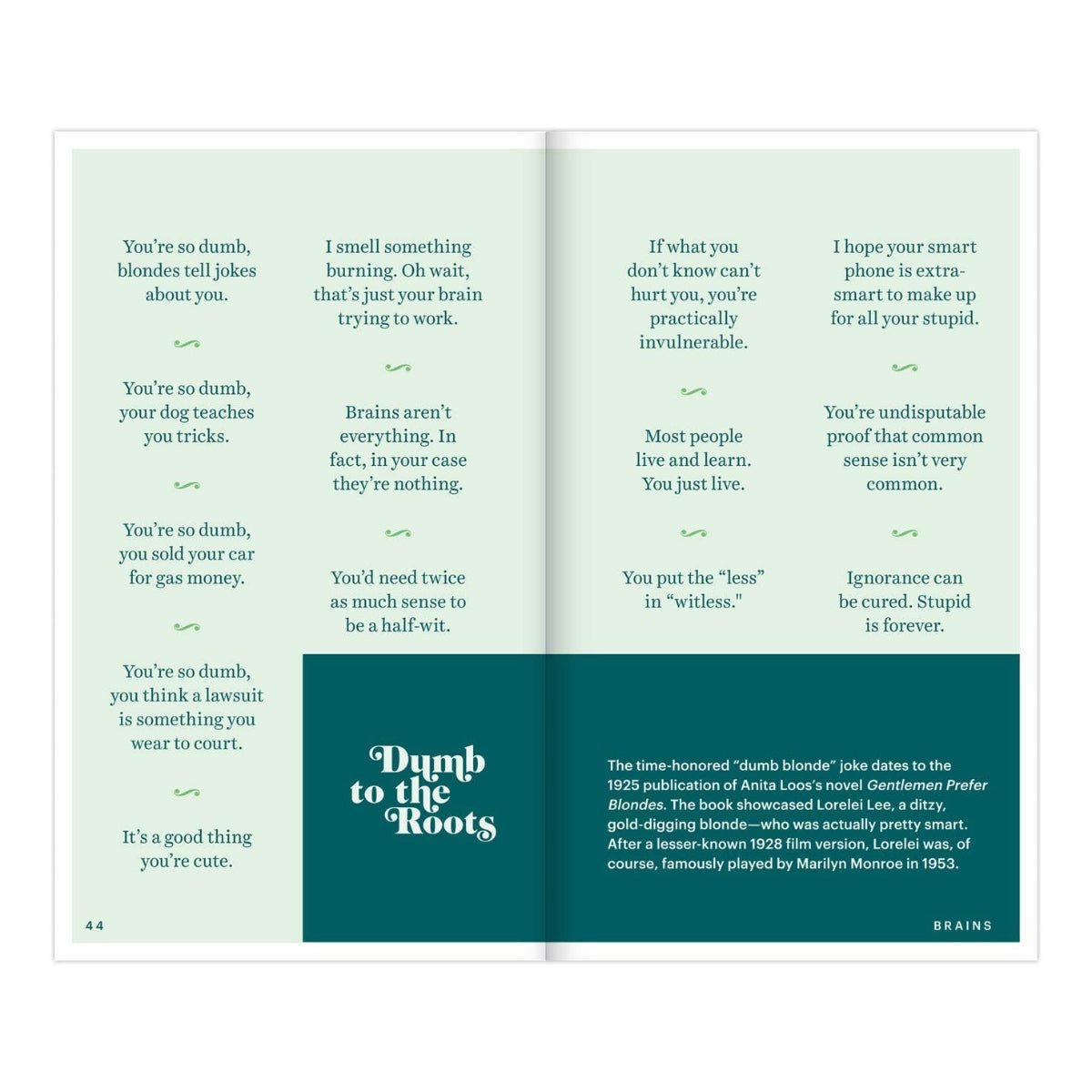 Insults & Comebacks Lines for All Occasions: Trade Paperback - Twirls + Twigs