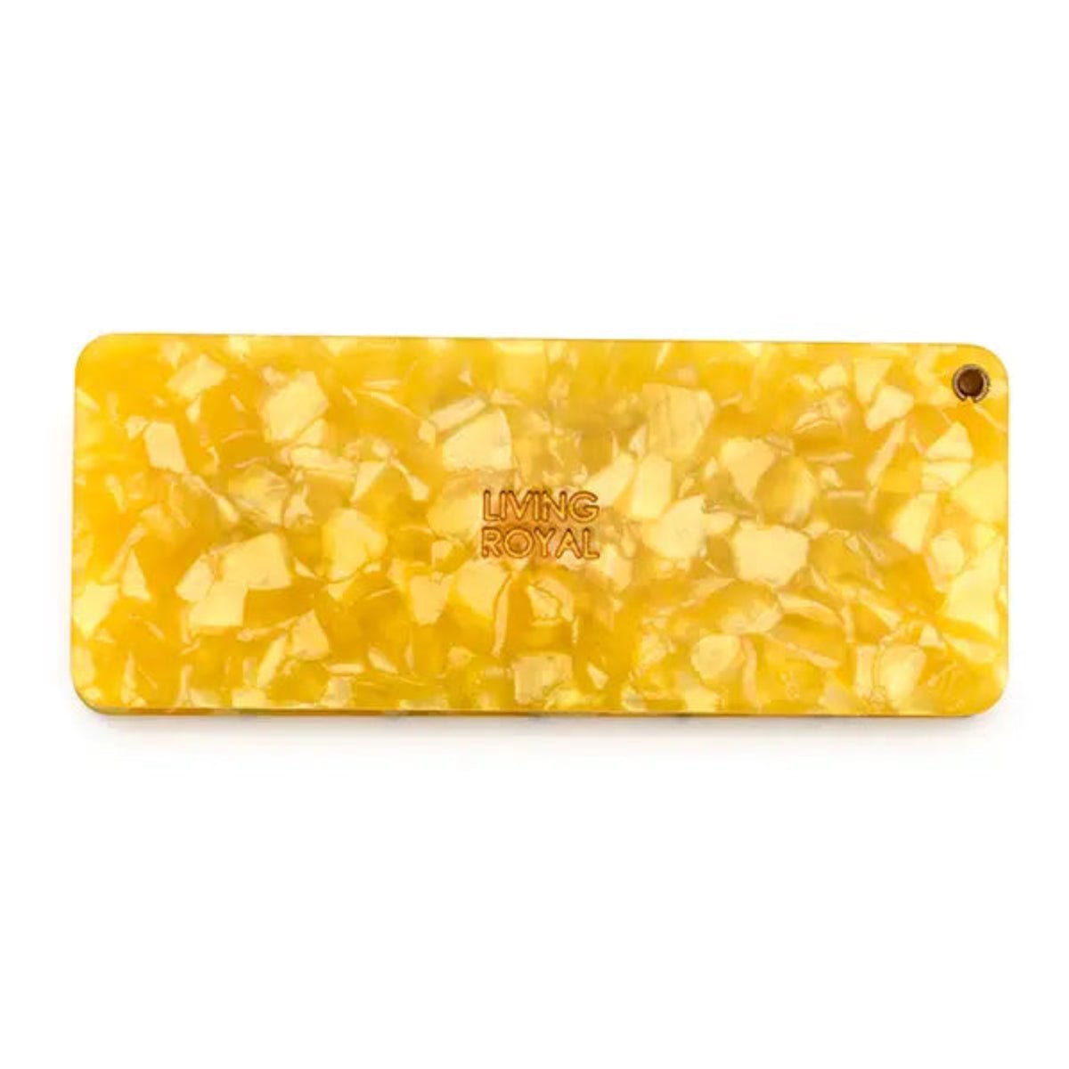 Swing-Hinge Folding Compact Mirror - Butter Stick - Yellow - Twirls + Twigs