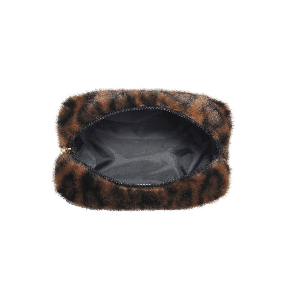 Leopard Luxe Cosmetic & Travel Organizer Pouch: Leopard - Twirls + Twigs